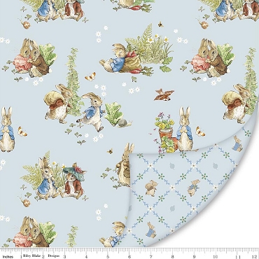 Double Lush Velvet Peter Rabbit & Benjamin Bunny - Double-Sided Plushness -LV18115 - 58
